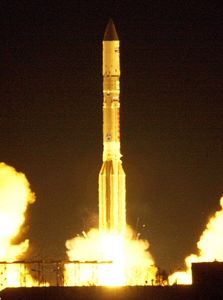 Der Satellit startete vom kasachischen Baikonur aus. (Foto: Boeing)