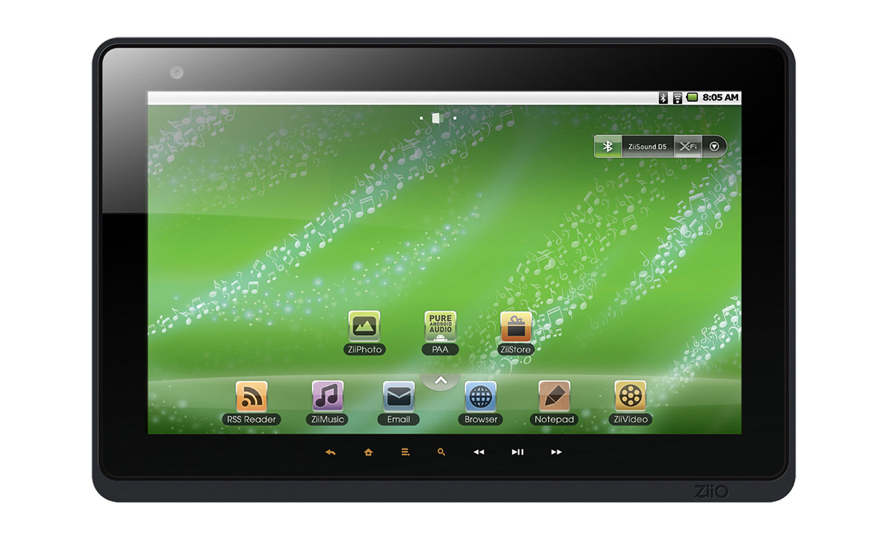 Creative Ziio 10" - Android-Tablet mit 10-Zoll-Touchscreen, HDMI-Ausgang, WLAN, Bluetooth und Webcam
