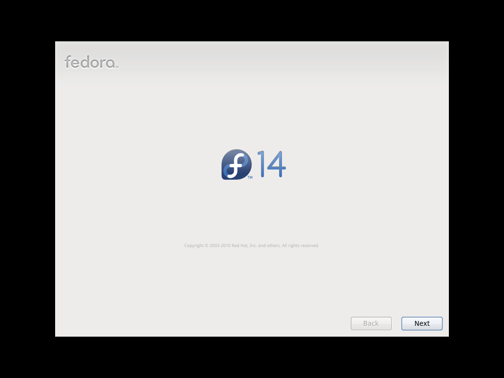 Der Installer der DVD-Version ...
