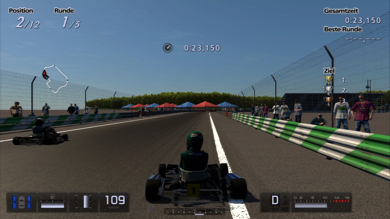 Auf den Kartstrecken fallen Popups besonders negativ auf ...