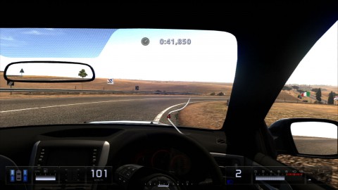 Ein Frame zuvor waren noch keine Zuschauer in Sicht.