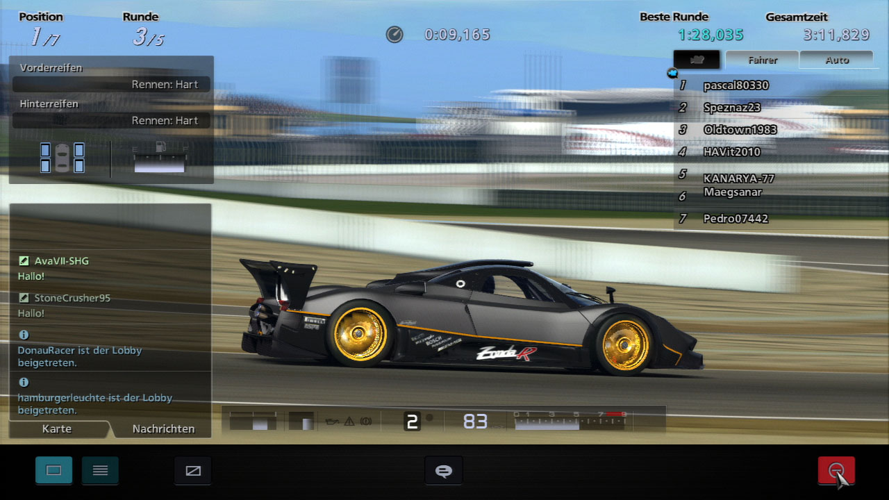 In den Wiederholungen kommt oft ein starker Verwischeffekt zum Einsatz.