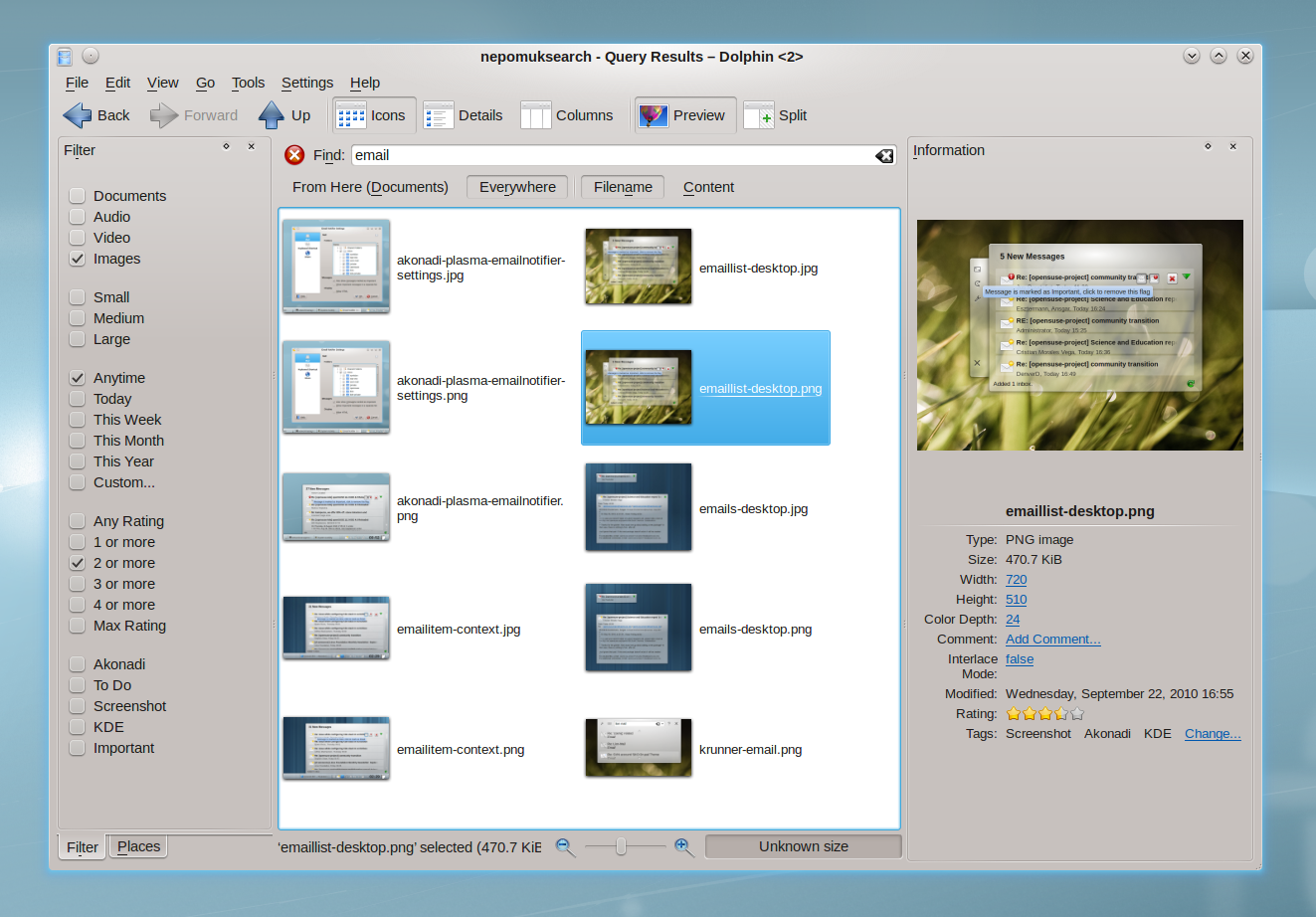 Der Dateimanager Dolphin bringt ein neues Layout mit.