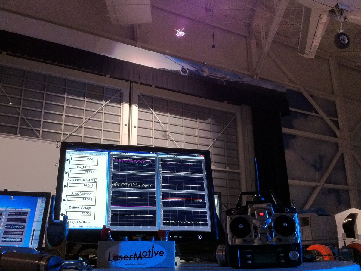 Der Aufbau beim Langzeitflug (Foto: Ascending Technologies)