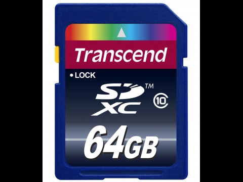 64-GByte-SDXC-Karte Transcend TS64GSDXC1