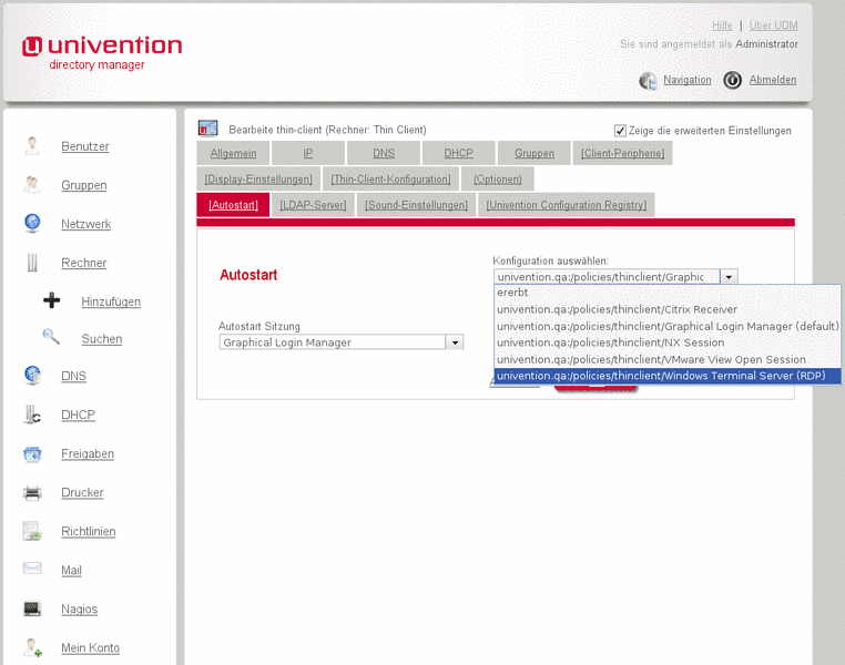 UCS Thin Client Services 3.1