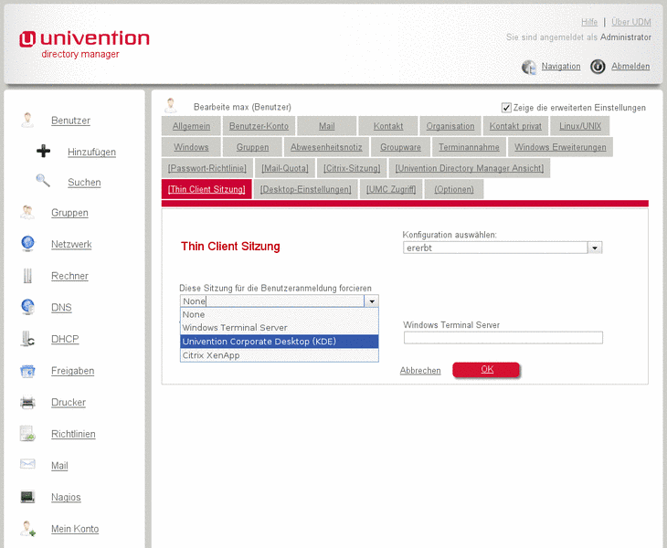 UCS Thin Client Services 3.1