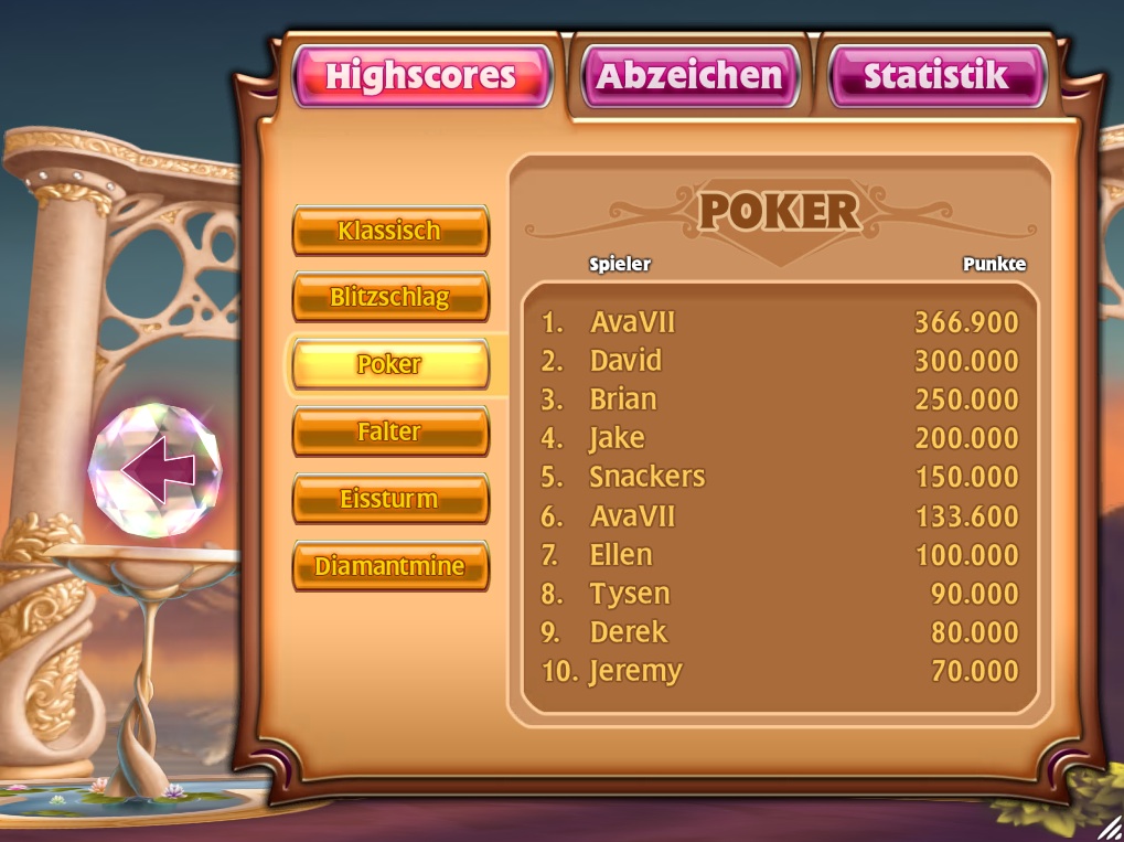 Eine Offline-Bestenliste gibt es, Onlineduelle leider nicht.