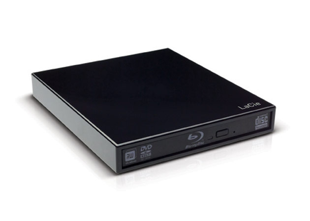 ... von Lacie ist auch als Blu-ray-Brenner verwendbar.