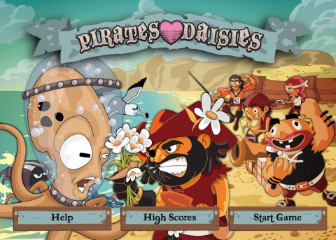 HTML5-Spiel Pirates love Daisies
