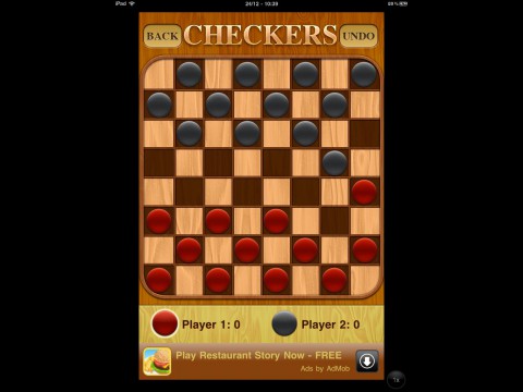 Checkers mit Retinapad