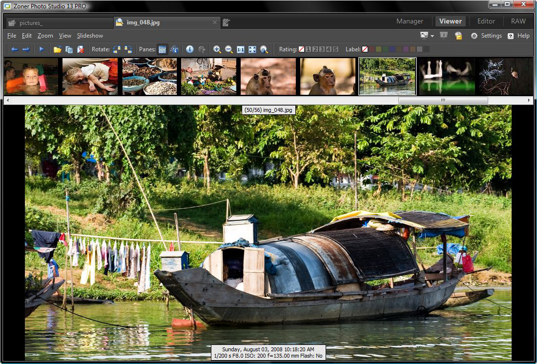 Zoner Photo Studio 13 - Viewer
