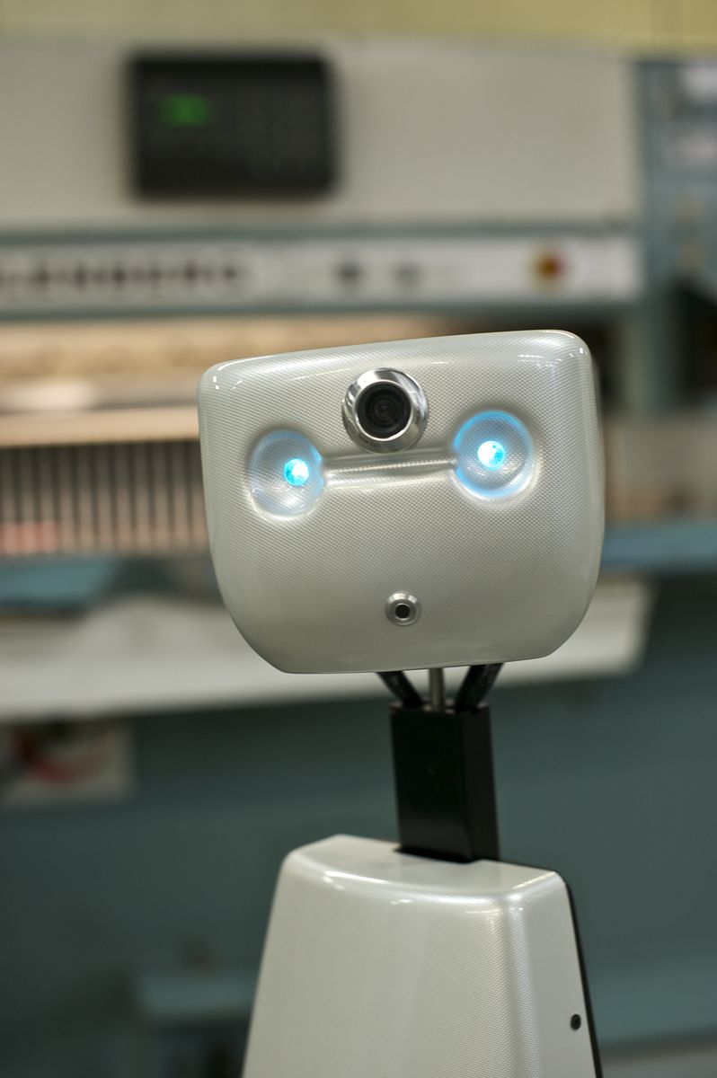 In einer künftigen Version soll das Gesicht einen Bildschirm bekommen. (Foto: Gostai)