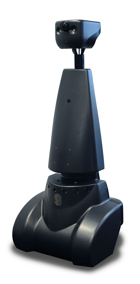 In der Security-Ausführung wird Jazz zum robotischen Nachtwächter. (Foto: Gostai)