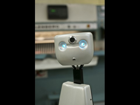 In einer k&uuml;nftigen Version soll das Gesicht einen Bildschirm bekommen. (Foto: Gostai)