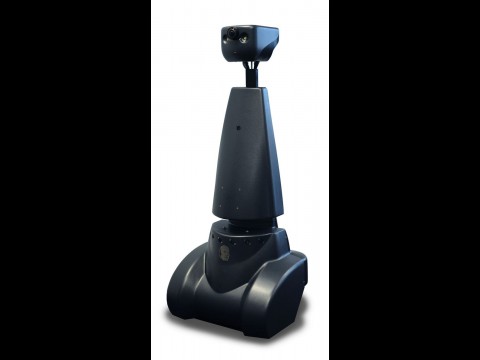 In der Security-Ausf&uuml;hrung wird Jazz zum robotischen Nachtw&auml;chter. (Foto: Gostai)