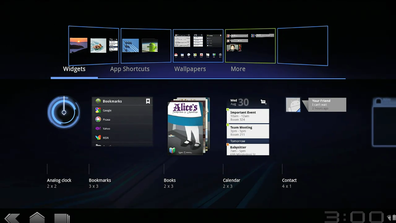 Android 3.0 alias Honeycomb