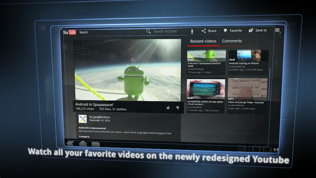 Android 3.0 alias Honeycomb