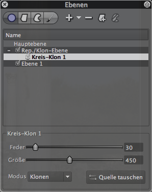 Bibble 5.2  - Ebenenfunktion