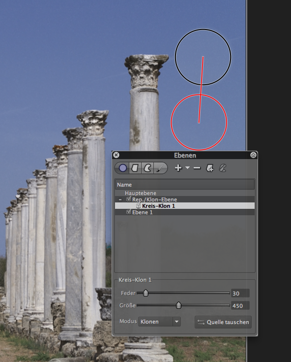 Bibble 5.2  - Reparaturfunktion (Foto: Andreas Donath)
