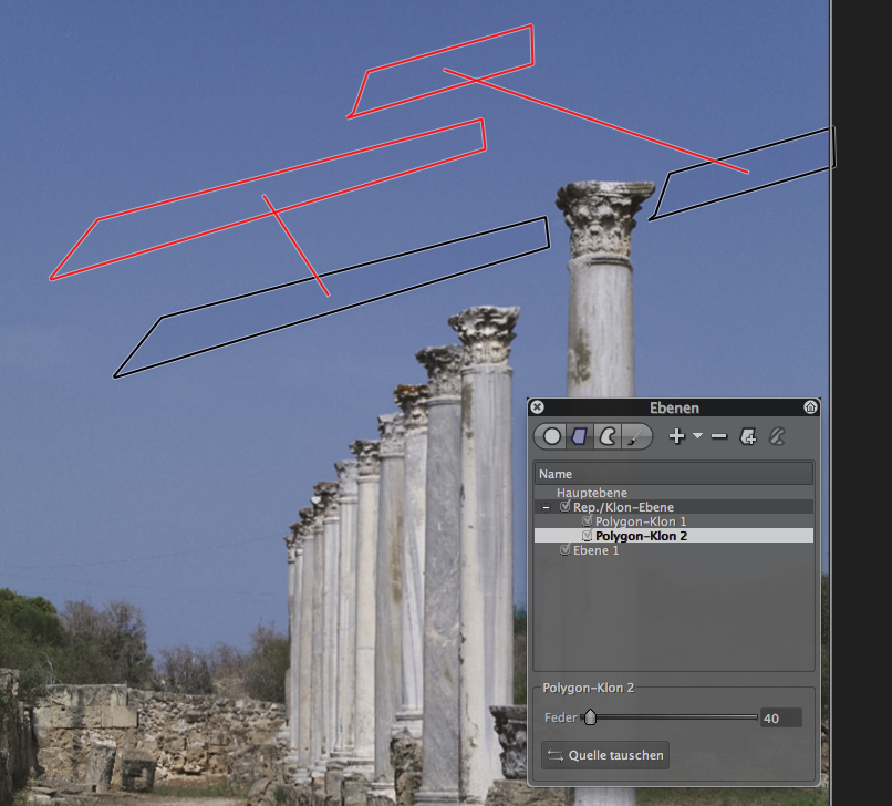 Bibble 5.2  - Klonfunktion (Foto: Andreas Donath)