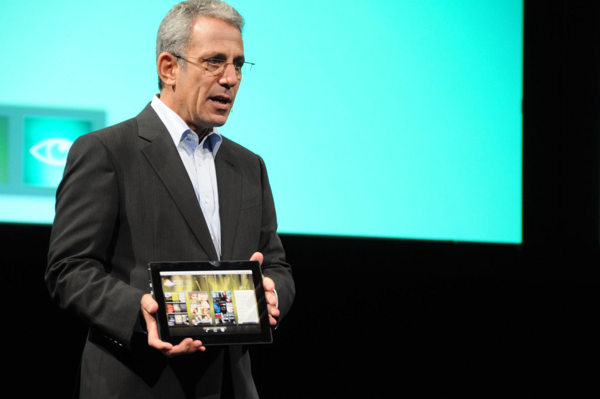 Auch ein 10-Zoll-Tablet ist in Arbeit, das allerdings nicht lauffähig präsentiert wurde.