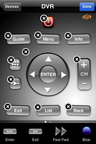 iPhone als Universalfernbedienung: App von Dijit