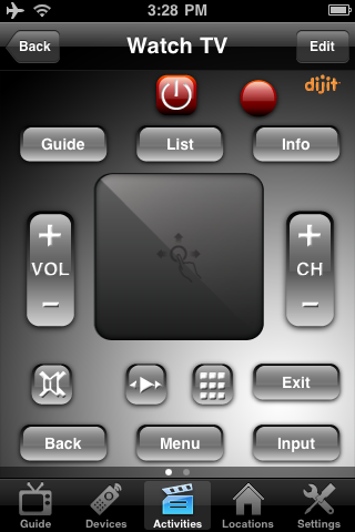iPhone als Universalfernbedienung: App von Dijit