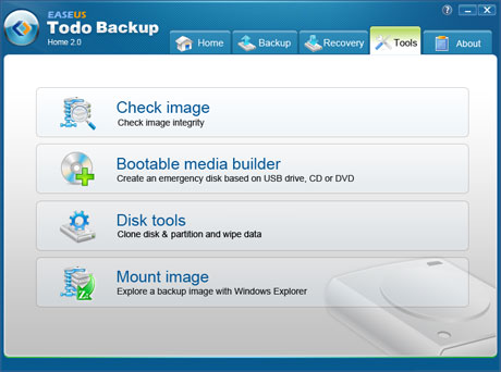 Easeus Todo Backup 2.0 - Partitionierungs- und Image-Werkzeuge