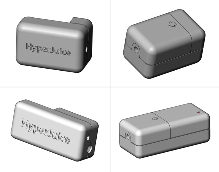 Hyperjuice Magic Box - beide Adapter geschlossen