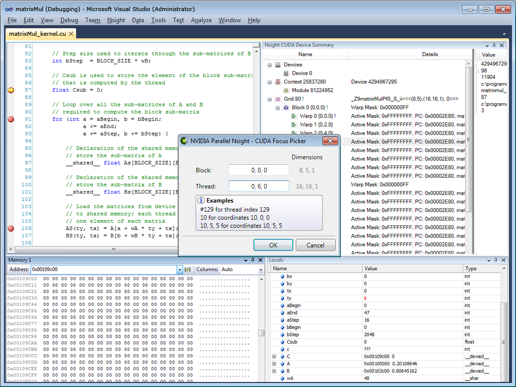Der Debugger für CUDA