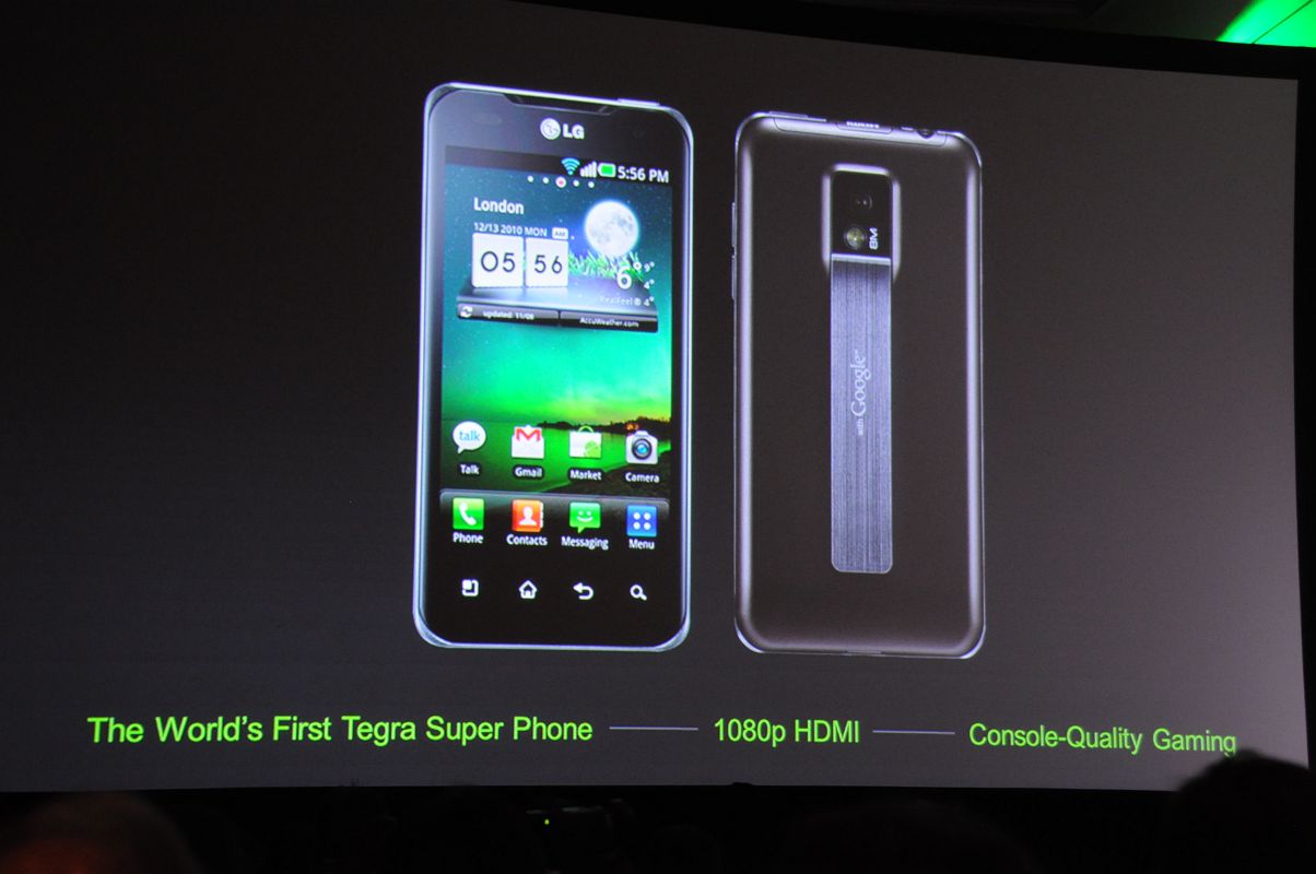 LGs Optimus X2 hat einen HDMI-Ausgang.