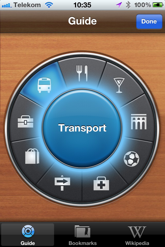 ... die nächste Bushaltestelle suchen.