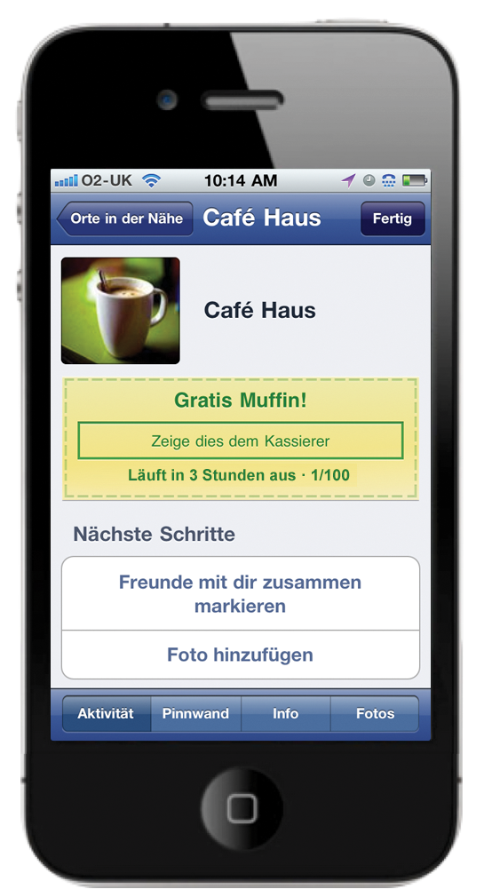 Facebook-Angebote - ... und dem Kassierer gezeigt (Bild: Facebook)