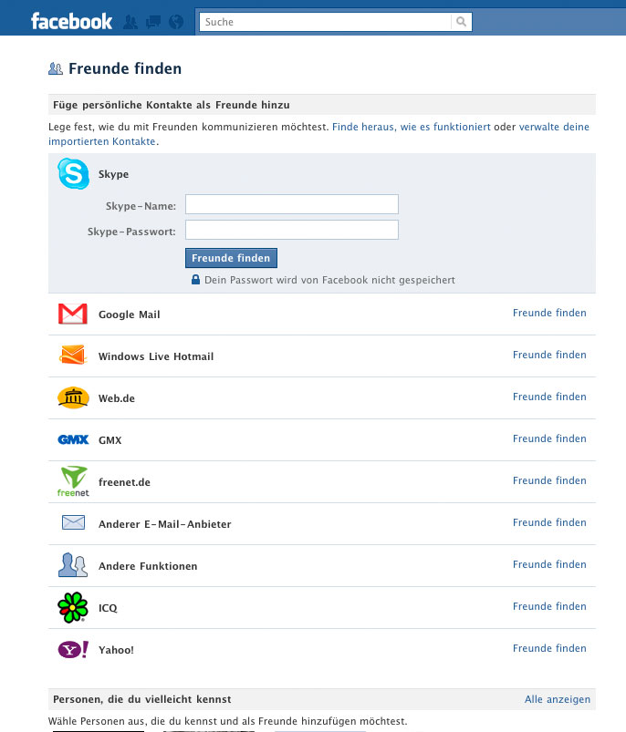 Facebook Wie der Freundefinder entschärft werden soll (Update) Golem.de