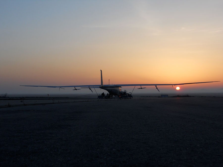 Dabei versorgten Akkus die Propellermotoren mit Strom. (Foto: Aerovironment)