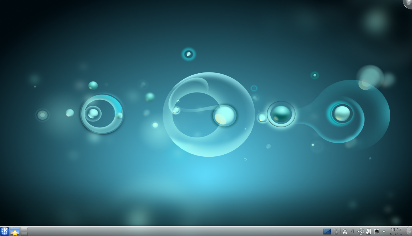 Der Desktop der KDE SC 4.6