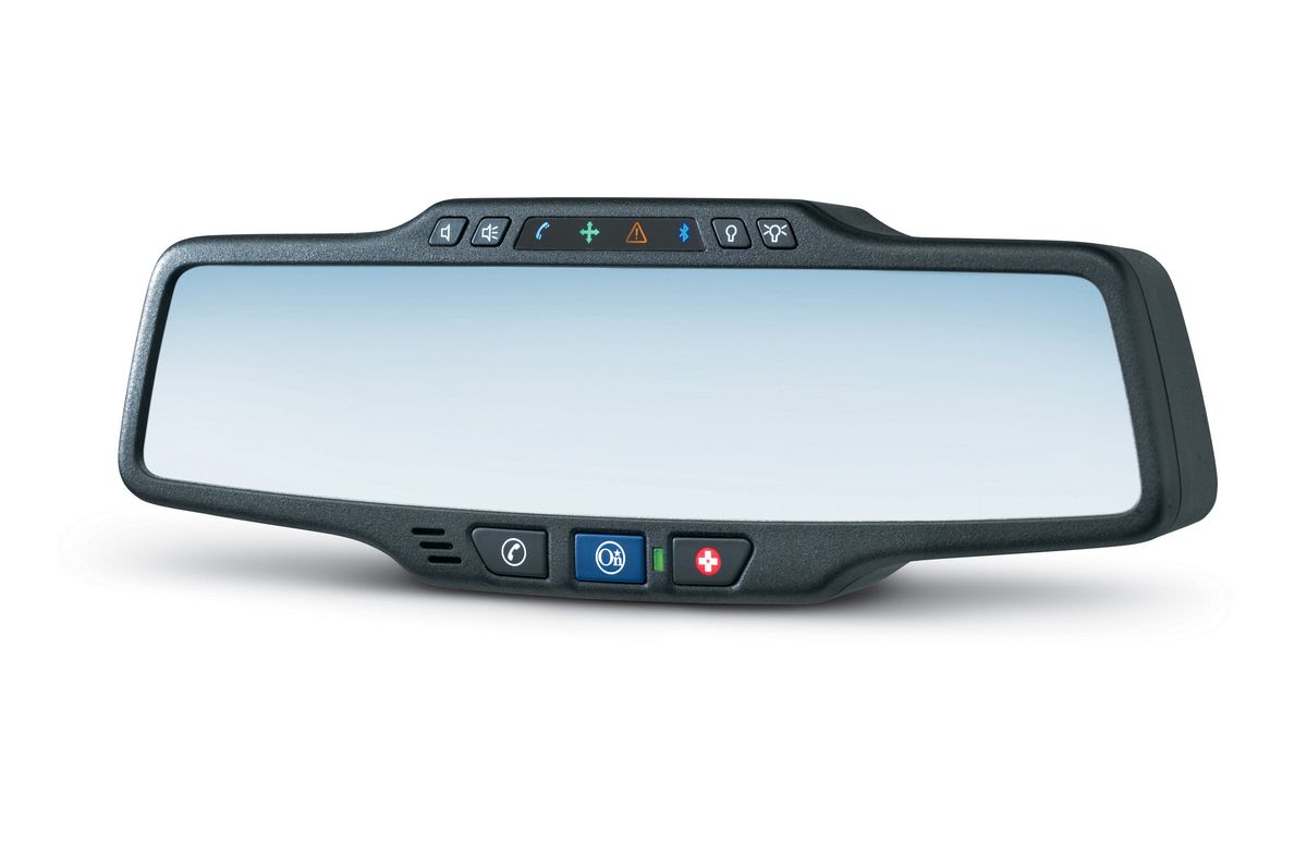 Rückspiegel von Onstar mit Assistenzsystemen (Foto: GM)