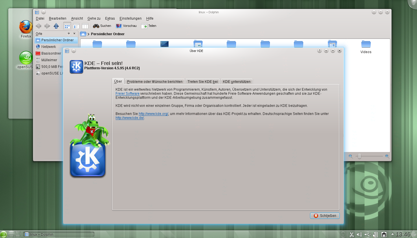 Opensuse 11.4 M6