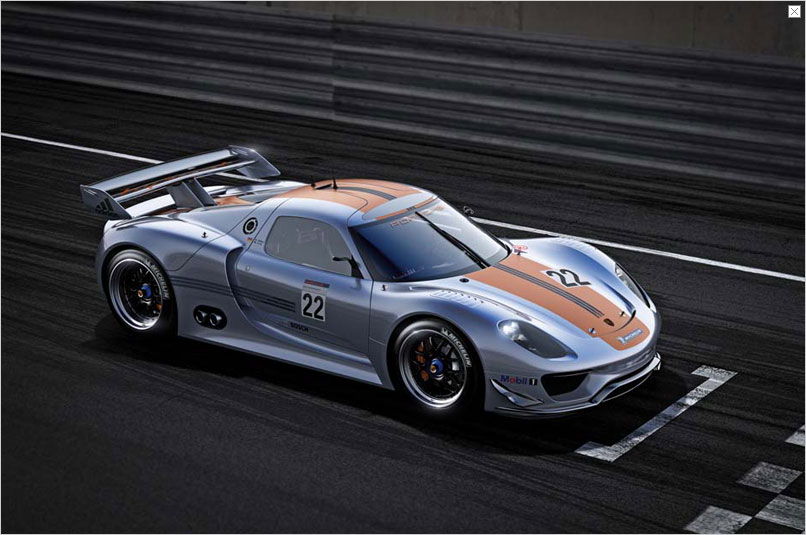 Der Porsche 918 RSR... (Bild: Porsche)