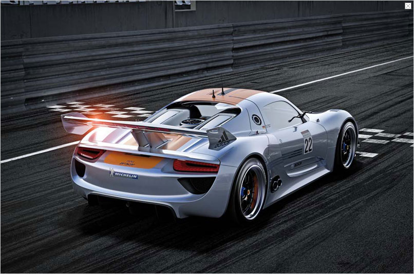 ... ist ein Rennwagen mit Hybridantrieb. (Bild: Porsche)