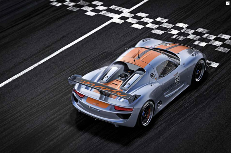 ... an den legendären Porsche 917 angelehnt. (Bild: Porsche)