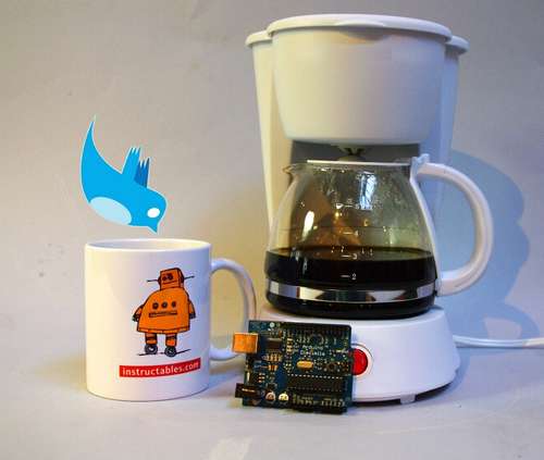 Das Ergebnis: frischer Twitter-Kaffee (Bild: greggawatt)