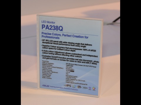 Daten des 23-Z&ouml;llers PA238Q