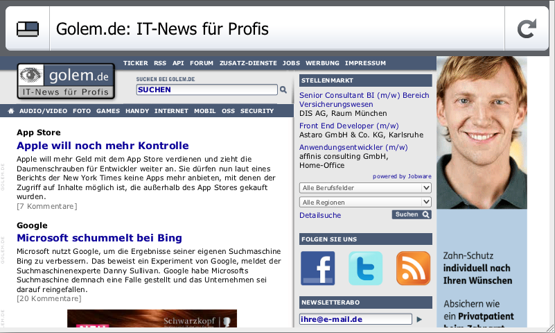 Firefox 4 Mobile Beta 4