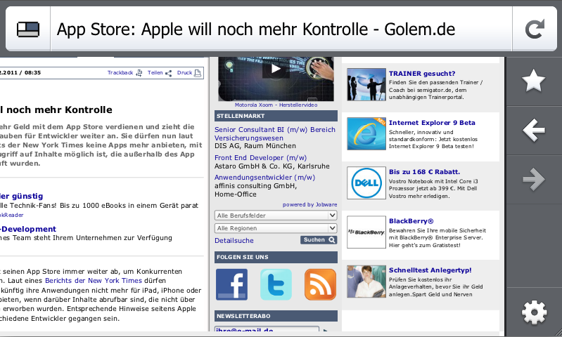 Firefox 4 Mobile Beta 4