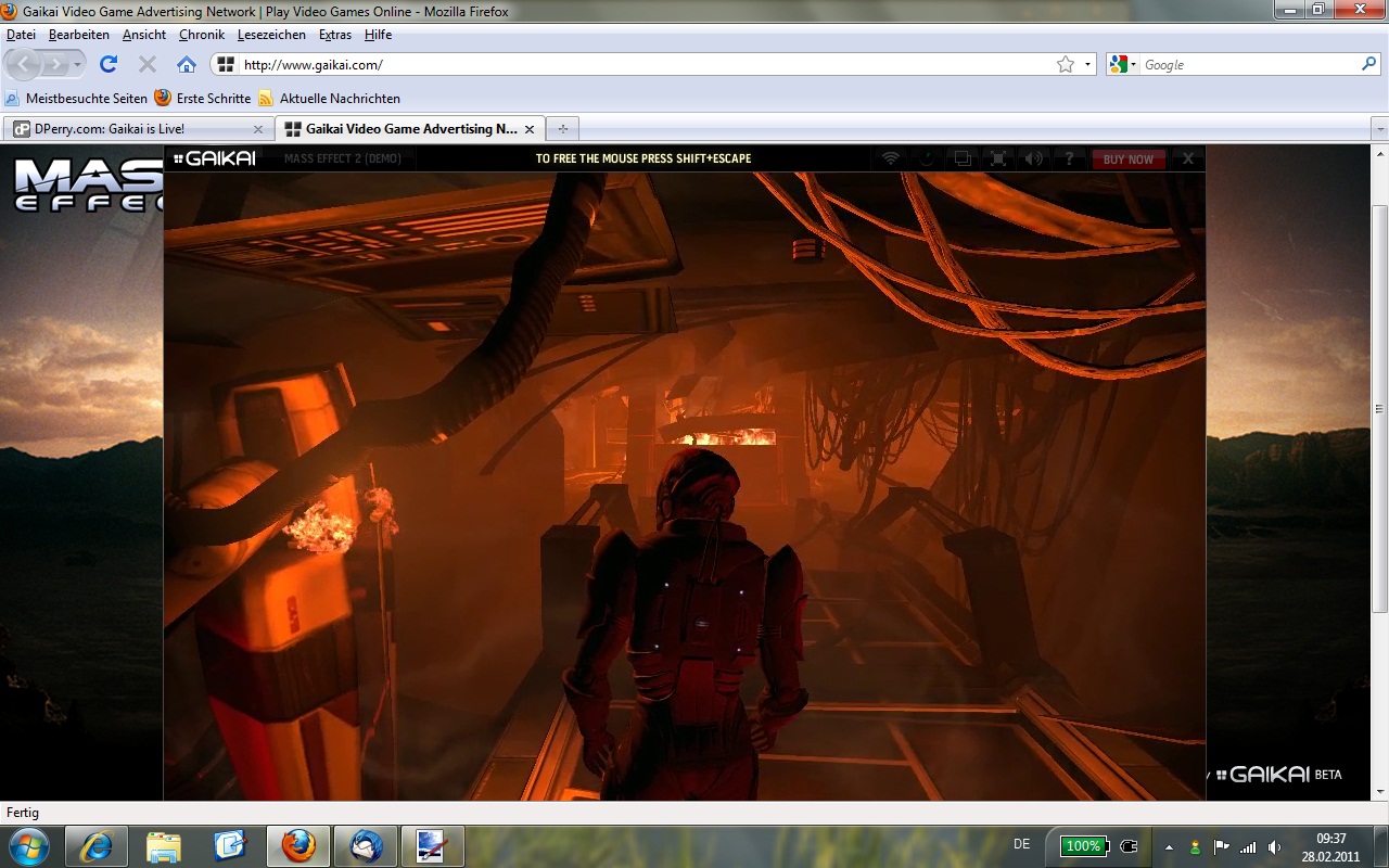 Mass Effect 2 über Gaikai