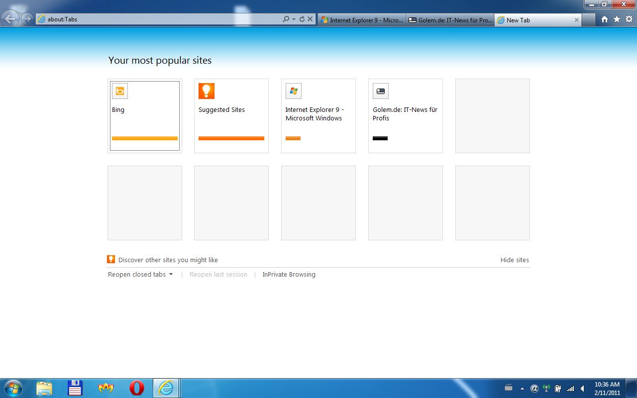 Internet Explorer 9 RC