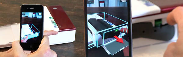 Metaios Augmented-Reality-Anwendung