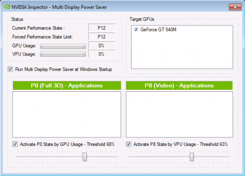 Takte f&uuml;r Video und 3D lassen sich getrennt einstellen.